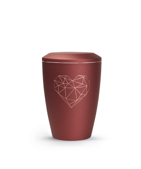 Edition Karat, velvet rubin, geometrisches Herz