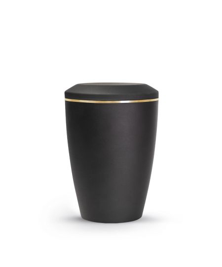 Edition Lina, velvet schwarz, Goldband gebürstet