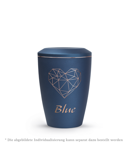 Edition Karat, velvet navy, geometrisches Herz