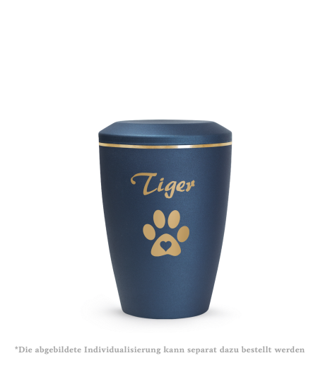 Edition Lina, velvet navy, Goldband gebürstet