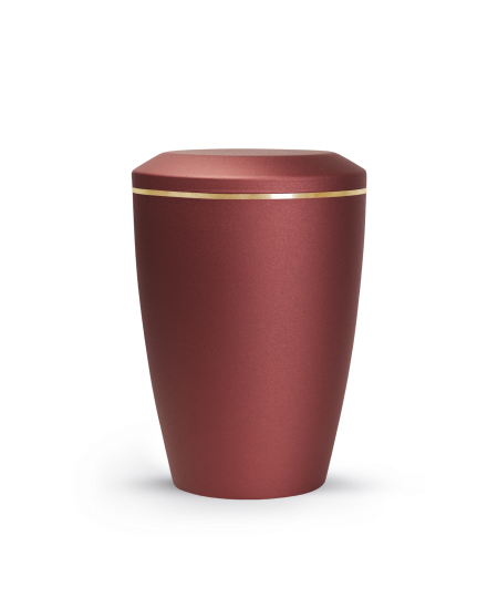 Edition Lina, velvet rubin, Goldband gebürstet