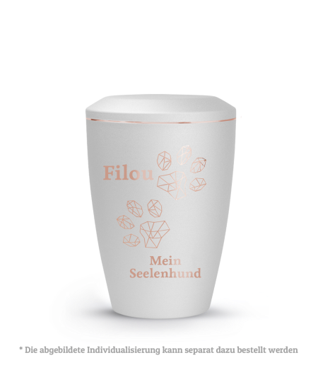 Edition Karat, velvet weiss, geometrische Pfoten