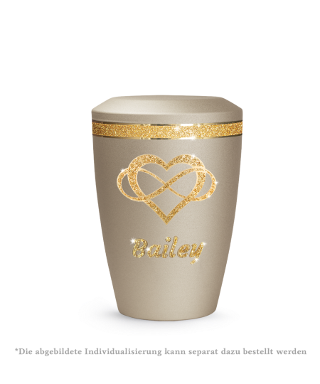 Edition Glamour, velvet champagner, Sparkling Glamour Band gold