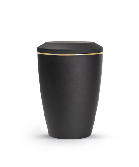 Edition Lina, velvet schwarz, Goldband gebürstet