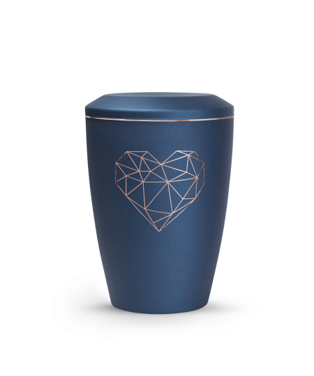 Edition Karat, velvet navy, geometrisches Herz