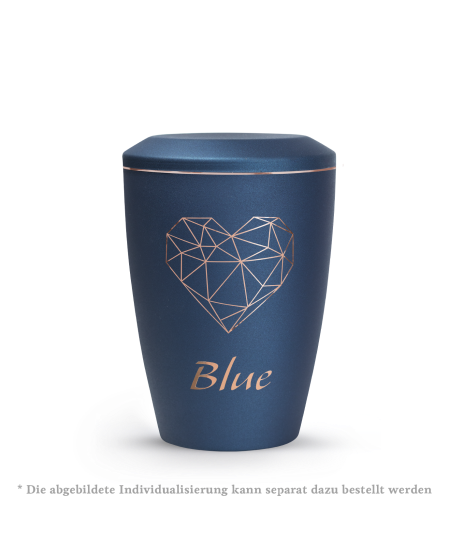 Edition Karat, velvet navy, geometrisches Herz