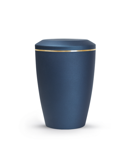 Edition Lina, velvet navy, Goldband gebürstet