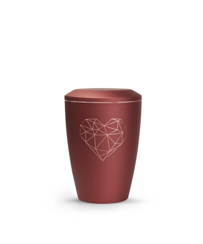 Edition Karat, velvet rubin, geometrisches Herz