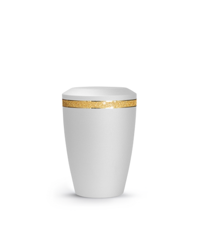Edition Glamour, velvet weiss, Sparkling Glamour Band gold