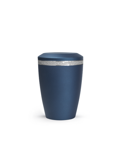 Edition Glamour, velvet navy, Sparkling Glamour Band silber