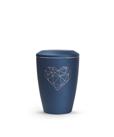 Edition Karat, velvet navy, geometrisches Herz