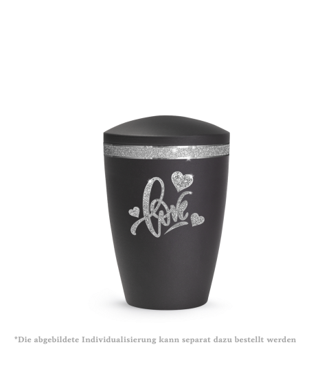 Edition Glamour, velvet schwarz, Sparkling Glamour Band silber