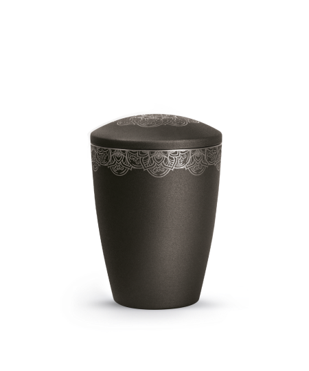 Edition Mandala, velvet schwarz, Mandalamotiv umlaufend und Deckelmotiv