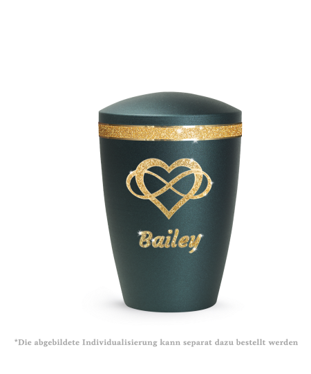 Edition Glamour, velvet petrol, Sparkling Glamour Band gold