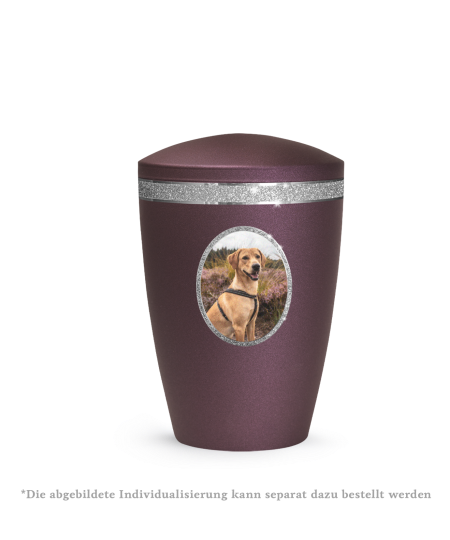 Edition Glamour, velvet berry, Sparkling Glamour Band silber