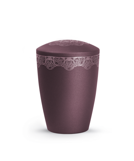 Edition Mandala, velvet berry, Mandalamotiv umlaufend und Deckelmotiv