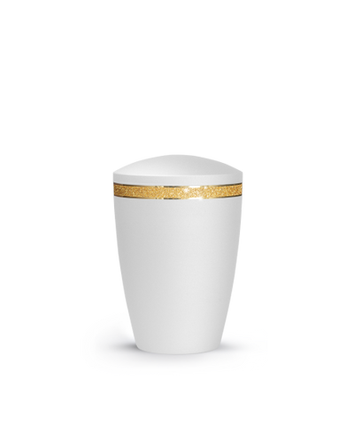 Edition Glamour, velvet weiss, Sparkling Glamour Band gold
