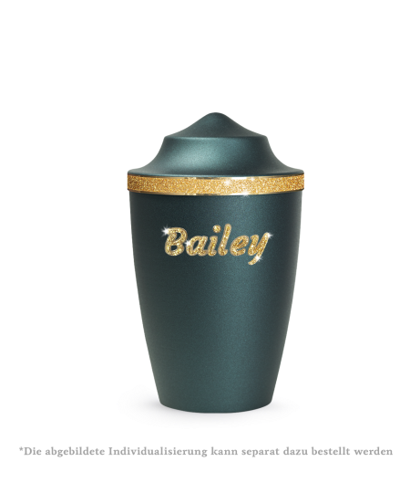 Edition Glamour, velvet petrol, Sparkling Glamour Band gold