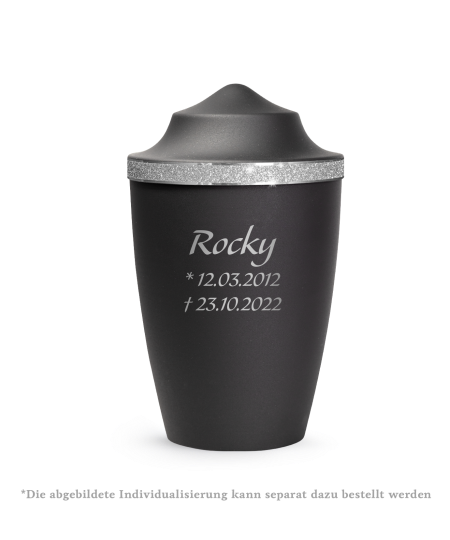 Edition Glamour, velvet berry, Sparkling Glamour Band silber