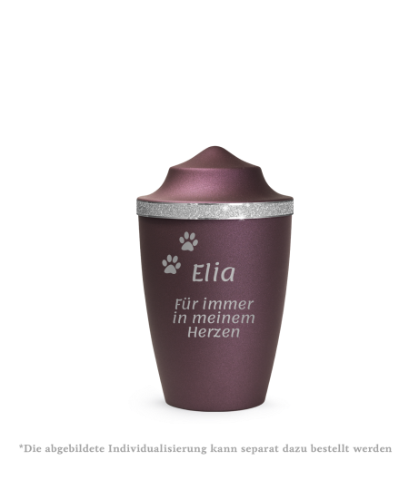 Edition Glamour, velvet berry, Sparkling Glamour Band silber