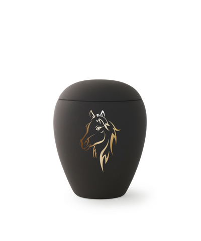 Edition Spirit, Samtton garphit, goldenes Pferdmotiv