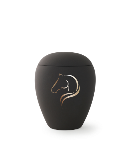 Edition Spirit, Samtton garphit, goldenes Pferdmotiv