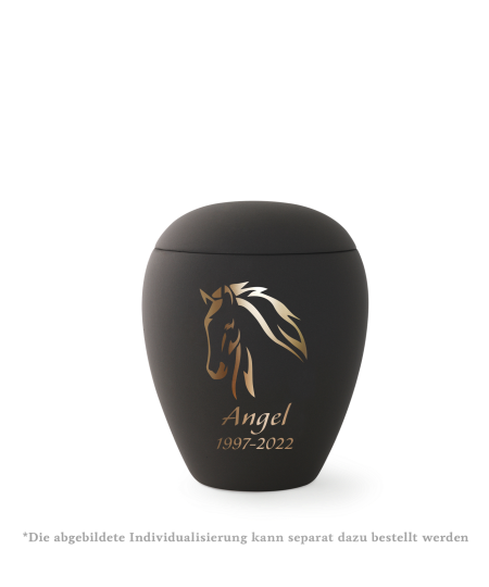 Edition Spirit, Samtton garphit, goldenes Pferdmotiv