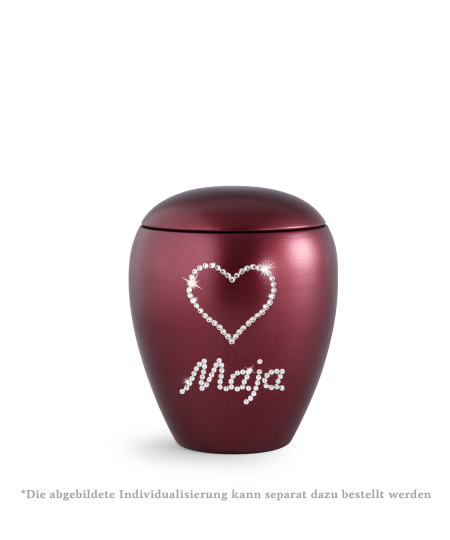 Edition Crysatal, perlmutt weinrot