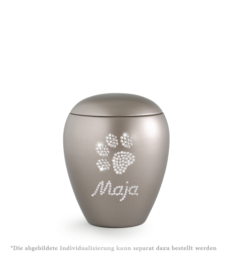 Edition Crystal, perlmutt fumé, Pfote aus Kristall