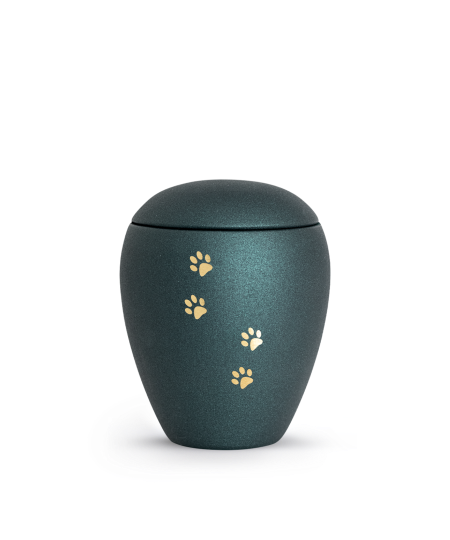 Edition Verona, velvet petrol, viel Pfoten gold gebürstet