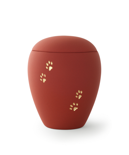 Edition Siena, Samtton rubin, goldene Pfoten vertieft