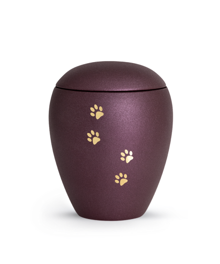 Edition Verona, velvet berry, vier Pfoten gold gebürstet