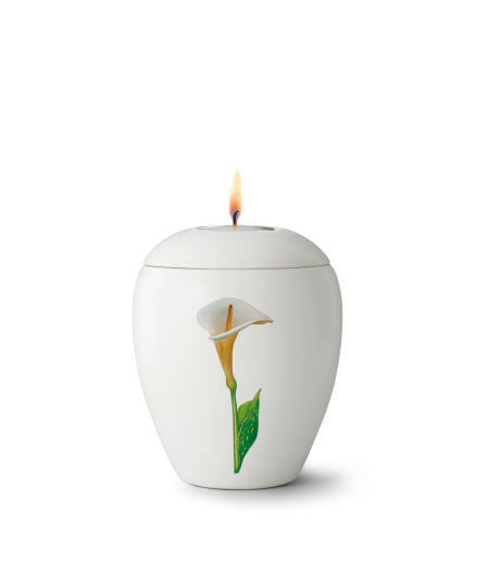 Edition Bianco, weiß - Gedenklicht, Keramik