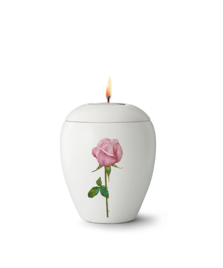 Edition Bianco, weiß - Gedenklicht, Keramik