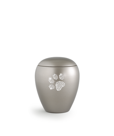 Edition Crystal, perlmutt fumé, Pfote aus Kristall