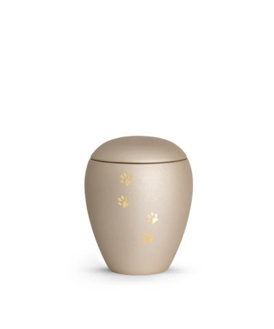 Edition Verona, velvet champagner, vier Pfoten gold gebürstet