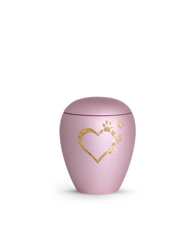 Edition Verona, velvet rosé, Sparkling Star Herz mit Pfoten in gold