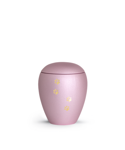 Edition Verona, velvet rosé, vier Pfoten gold gebürstet