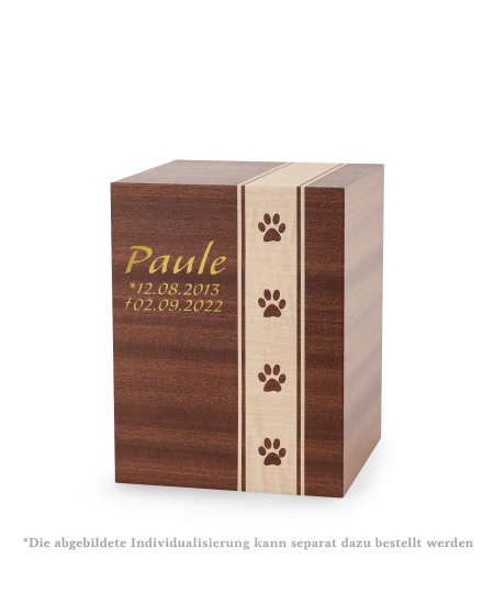 Edition Lamina, Mahagoni Echtholzfurnier, Pfotenband