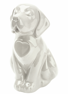 Porzellan sitting dog