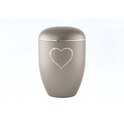 Biourne Swarovski Herz, Perlmutt