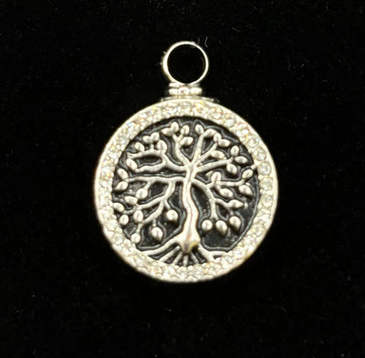 glitzer Baum, Forever in the heart - Ascheanhänger