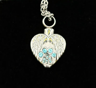 Angel wings Pfote - Ascheanhänger