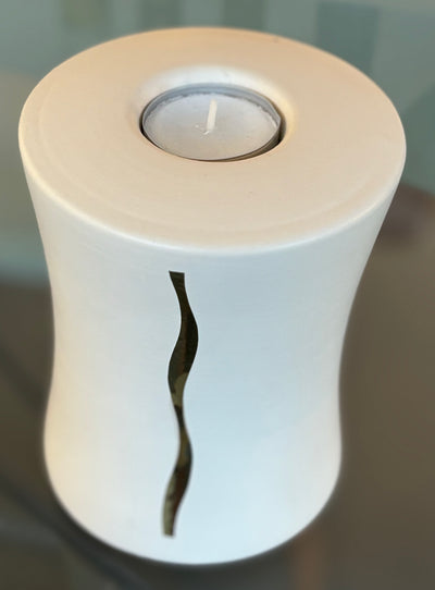 Gedenkurne weiss