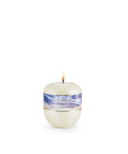 Edition Poesie, perlmutt champagner - Gedenklicht