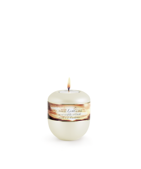 Edition Poesie, perlmutt champagner - Gedenklicht