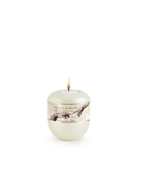 Edition Poesie, perlmutt champagner - Gedenklicht