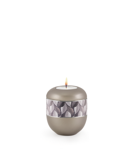 Edition Feuille Colour - Gedenklicht, Feuille-Zierband, Silberstreifen