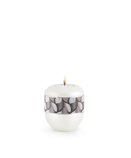 Edition Feuille Colour - Gedenklicht, Feuille-Zierband, Silberstreifen