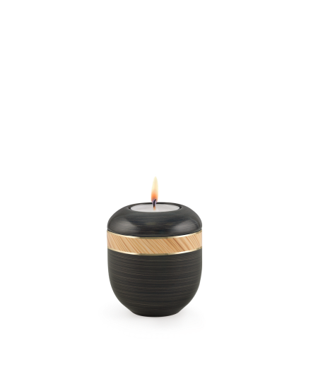 Edition Milano, handbemalt, Zierband, Gedenklicht